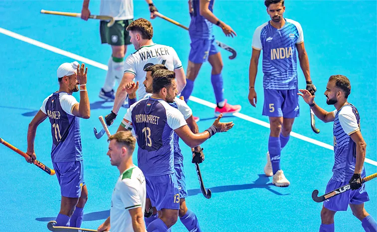 Paris Olympics 2024: Harmanpreet Singhs Brace Sees India Beat Ireland