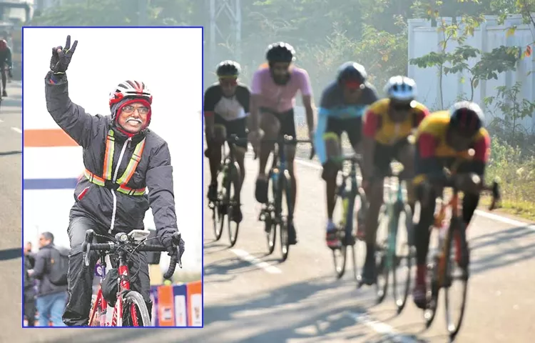 Hyderabad's Ravinder Reddy Wins The America World Ultra Cycling Championship Trophy