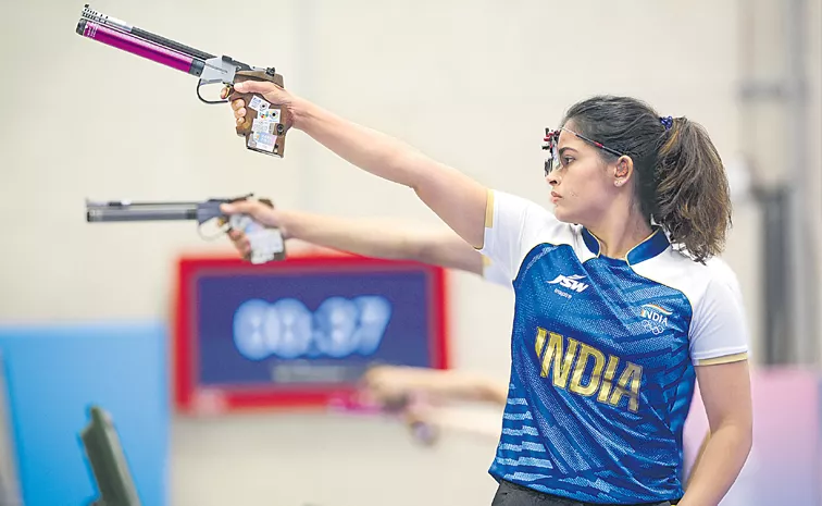 Bronze in 10m air pistol mixed event