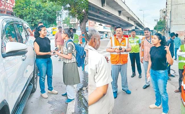 GHMC Commissioner Amrapali Kata makes surprise inspection on sanitation in Hyderabad