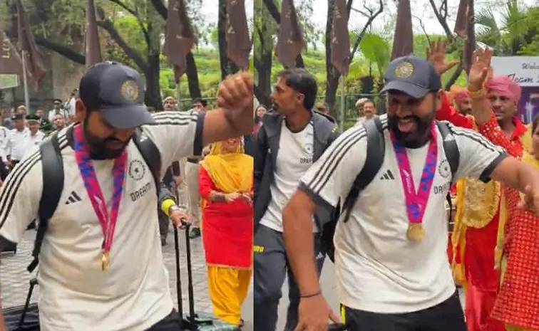 Rohit Sharma, Suryakumar Dance To Dhol In New Delhi After Champions Return Home