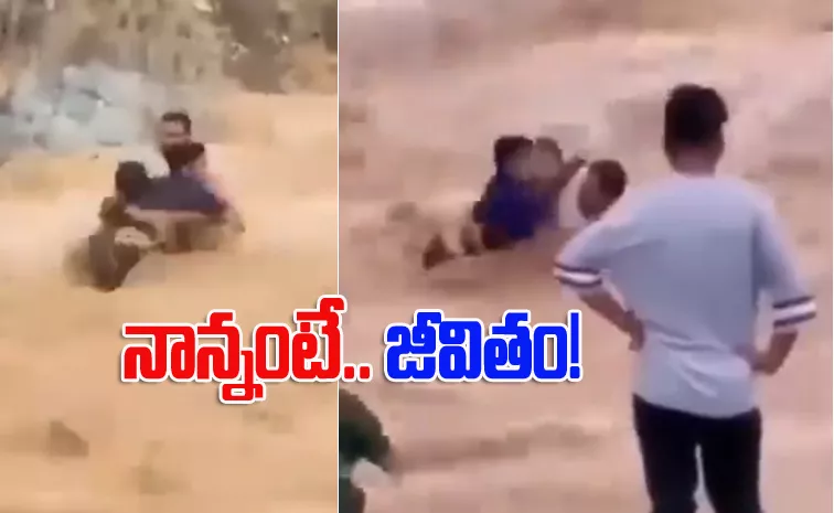 Father is Father rescue video going viral on social media