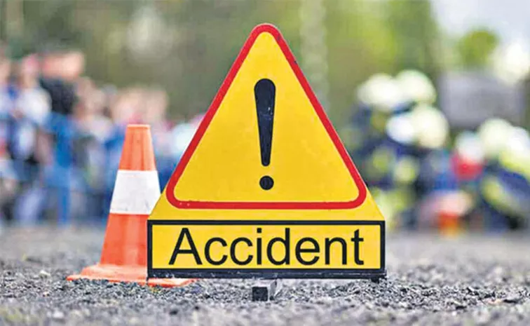 Car And Vehicle Road Accident At Annamayya District