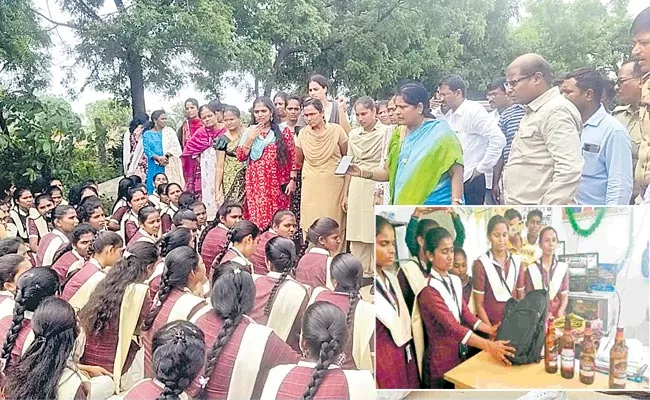 female principal drinking beers in Gurukulas hostel