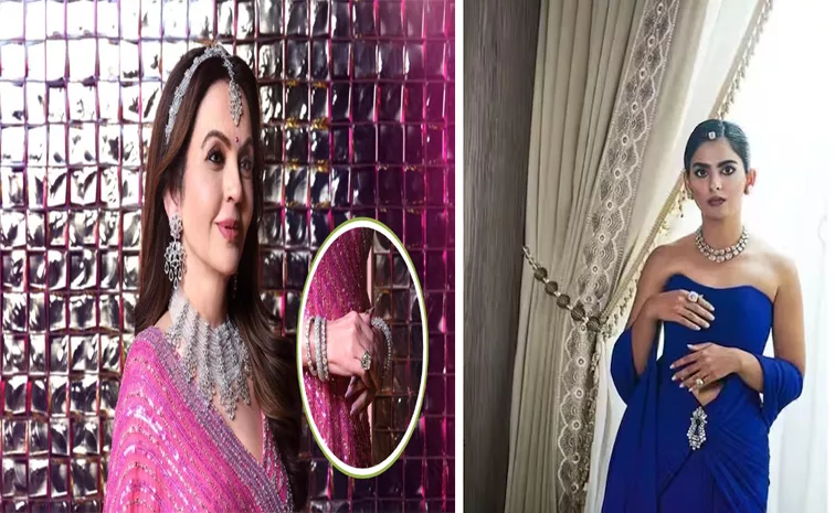 Isha Ambani Lends Mum Nita Ambani Her Giant Heart Shaped Diamond Ring 