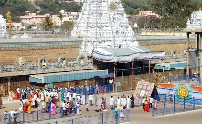 Crowd of devotees is common in Tirumala