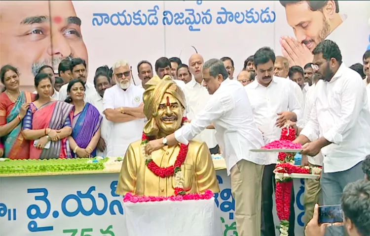 YSR 75th Birth Anniversary Celebrations In Telugu State