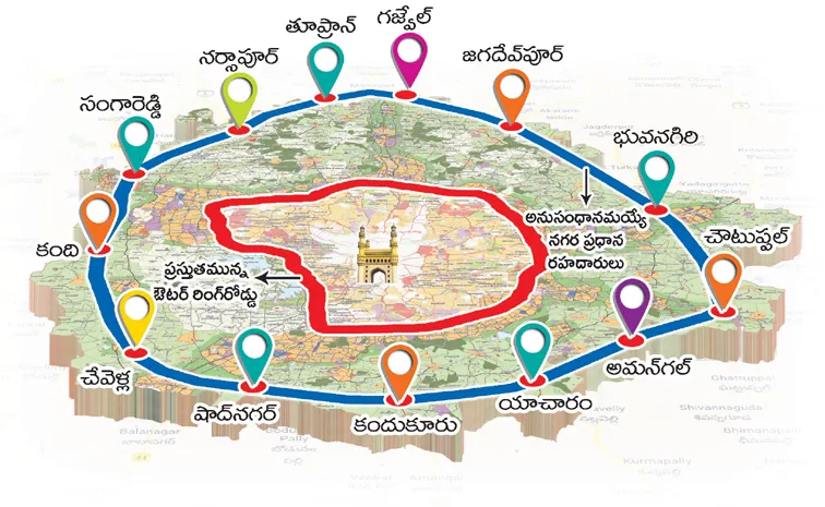 Managing the regional ring road works central govt and state govt