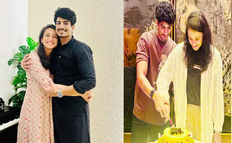 Smriti Mandhana Completes 5 Years Togetherness With Palash Muchhal Pics Viral