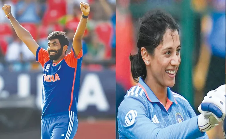 Bumrah Smriti Mandhana Won ICC Players Of The Month for June 2024