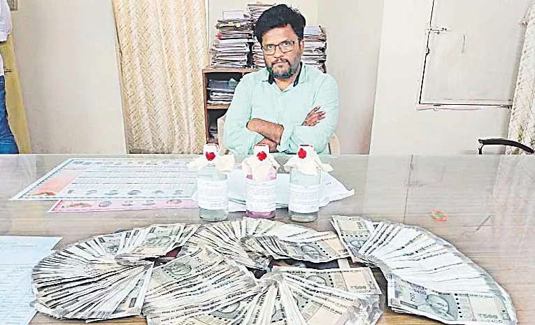 ACB nab Commercial Taxes dept official accepting Rs. 2 lakh bribe   