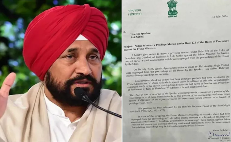 Cong MP submits notice to move privilege motion against PM for sharing expunged remarks