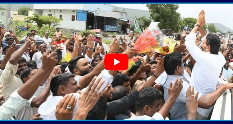 Huge Crowd In YS Jagan Mohan Reddy Nandyal Tour