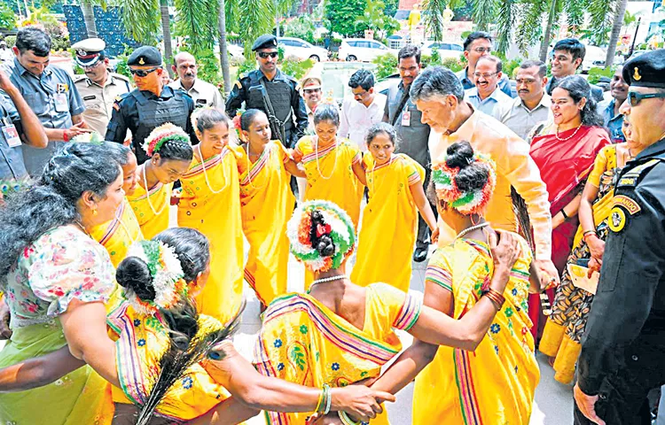 Chandrababu on International Adivasi Day