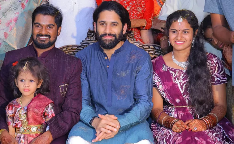 Naga Chaitanya Attended Assistant Marriage In Rajahmundry