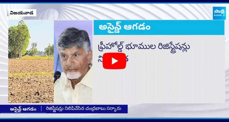 Chandrababu Naidu Decision On Assigned Lands In AP