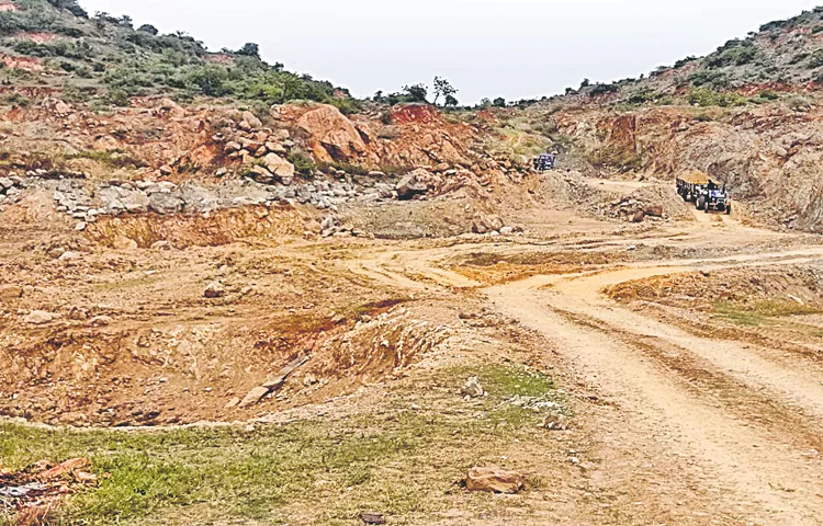 TDP Chief Gravel Danda in Parchur