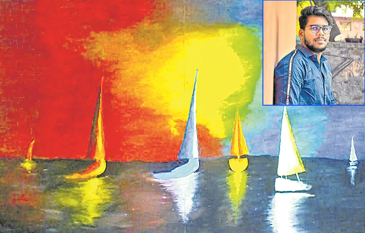 Rakesh Raj Rebba's Life And Success Story In Painting