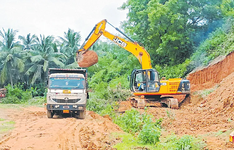 sand excavations in eluru district 