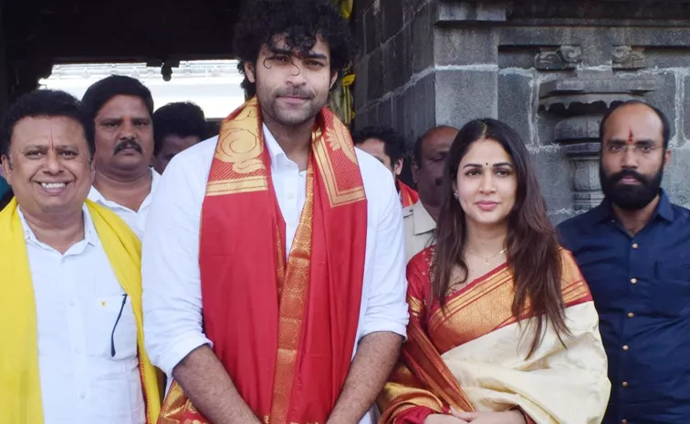 Varun Tej And Lavanya Tripathi Visits Tirumala