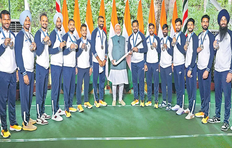 Prime Minister Narendra Modi congratulated the Olympic team