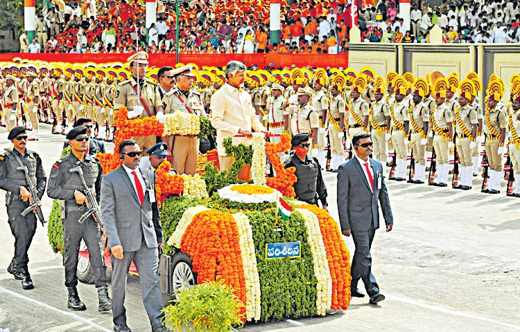 Chief Minister Chandrababu on 78th Independence Day