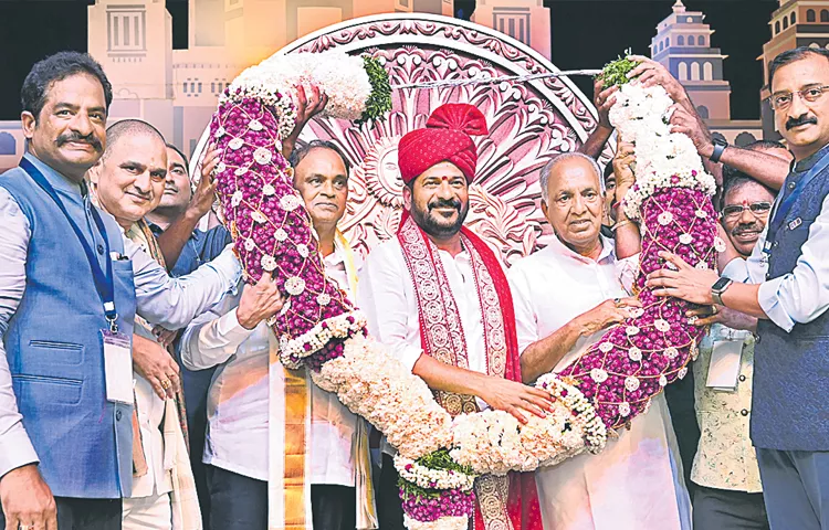 CM Revanth Reddy in the spiritual meeting of Kshatriya Samiti