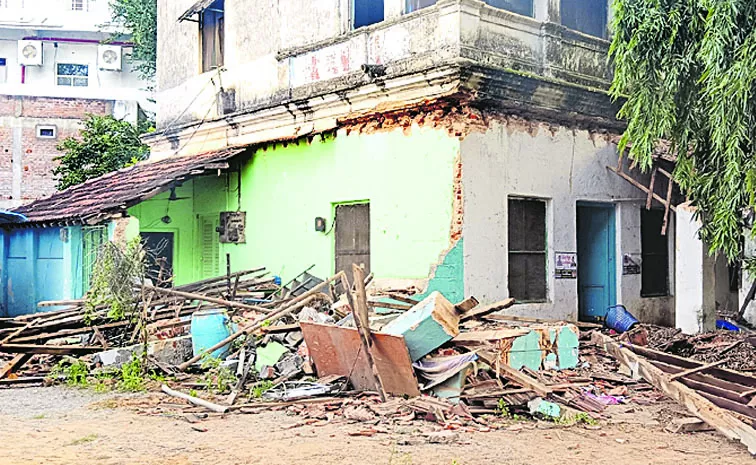 Demolition of church compound with support of TDP leaders