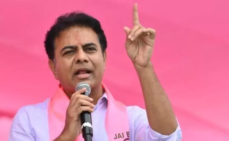 ktr counter to cm revanth reddy over rajiv gandhi statue