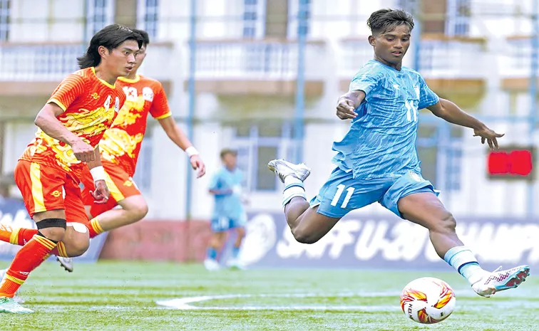 India Got Off To Good Start In SAFF Under 20 Football Championship