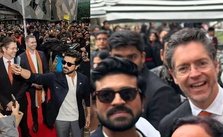 Selfie With Ram Charan Melbourne Mayor Nick Reece Post Viral