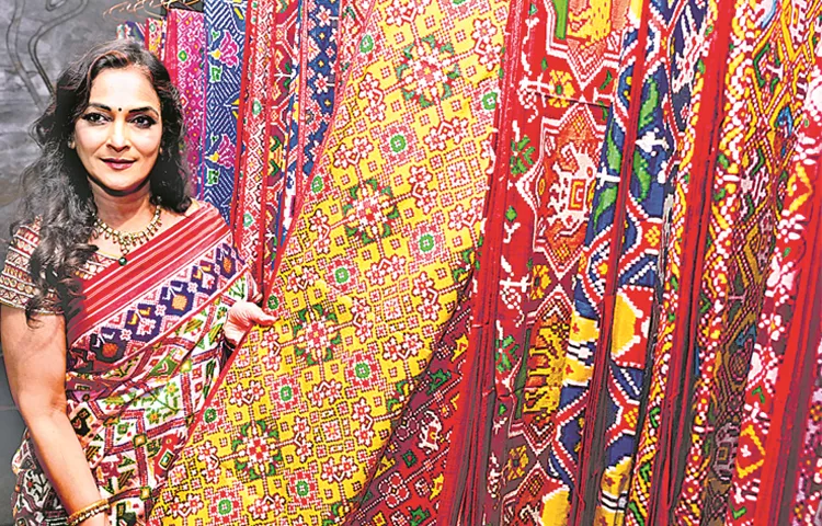 Patola Arts Textile Exhibition Begins In Banjarahills Hyderabad