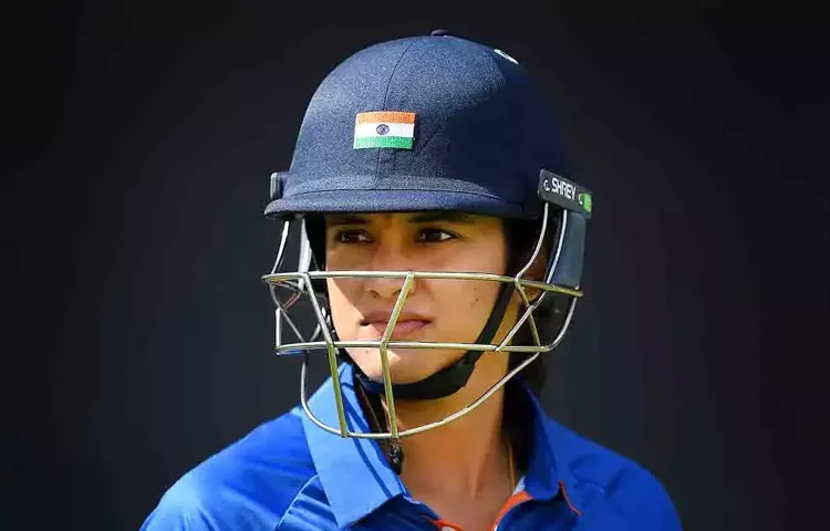 Smriti Mandhana is in the third rank