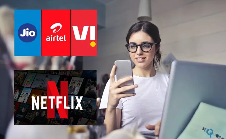 Free Netflix With Jio Airtel Vi Prepaid Plans