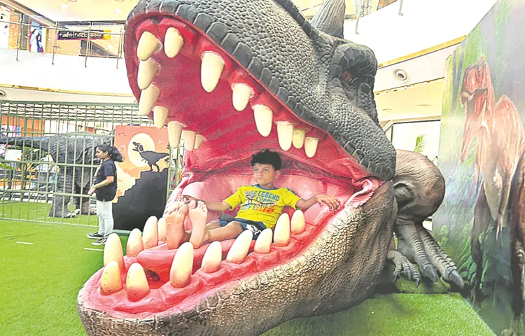 Dinosaur Experience Is Set Up At Nexus Mall To Provide New Experiences