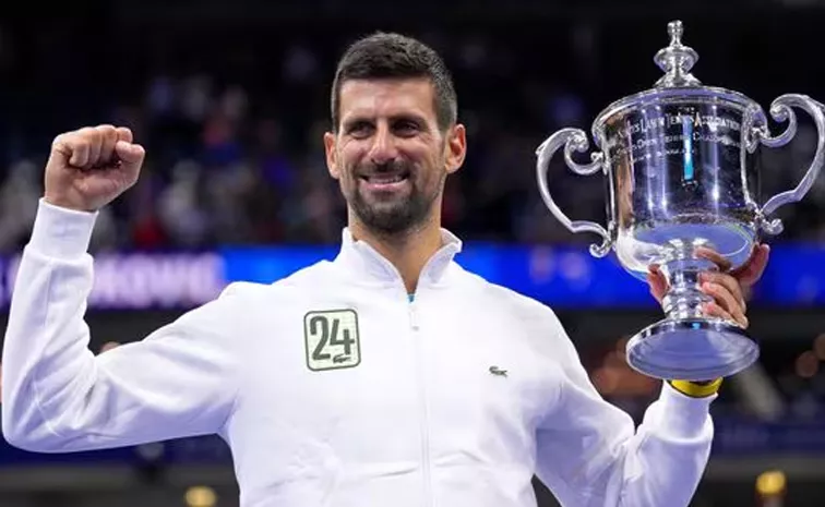 Serbian Star Tennis Player Novak Djokovic Participate In Grand Slam Tournament