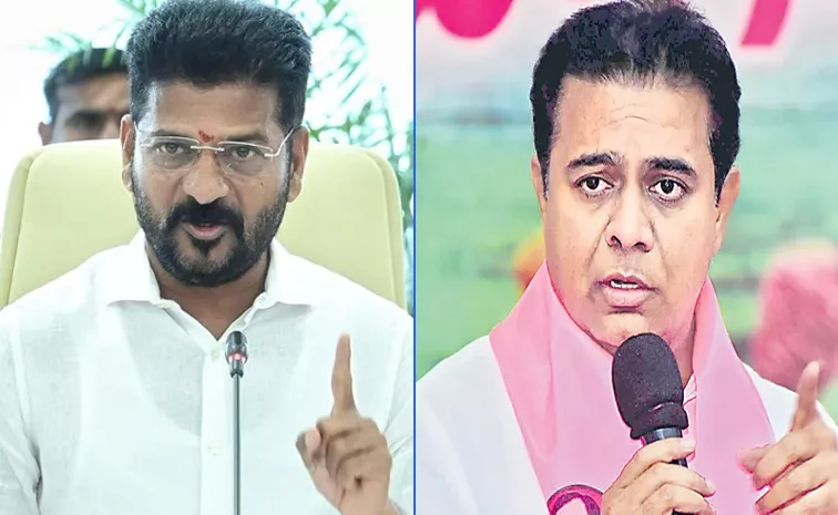 Ksr Comments On The Altercation Between CM Revanth Reddy And KTR Over The Installation Of Idols In Telangana