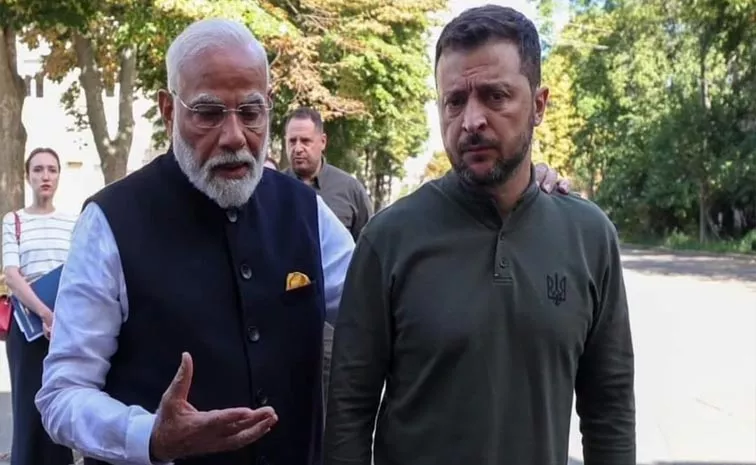 India was never neutral in this war, on side of peace: PM to Ukraine's Zelenskyy