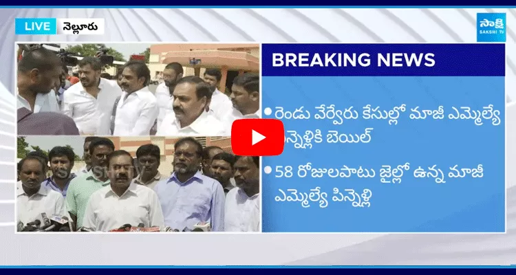 YSRCP Leader Pinnelli Ramakrishna Reddy, Released From Nellore Jail