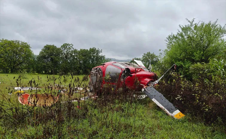 Helicopter With 4 On Board Crashes Amid Heavy Rain In Pune