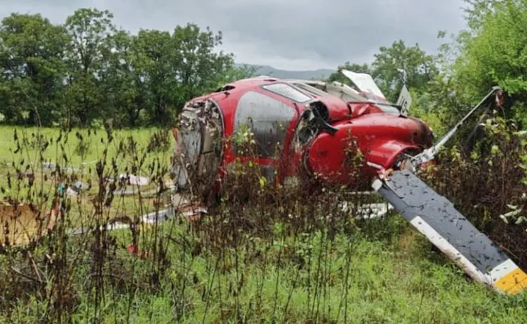 Private Helicopter From Mumbai To AP: Crashes In Pune