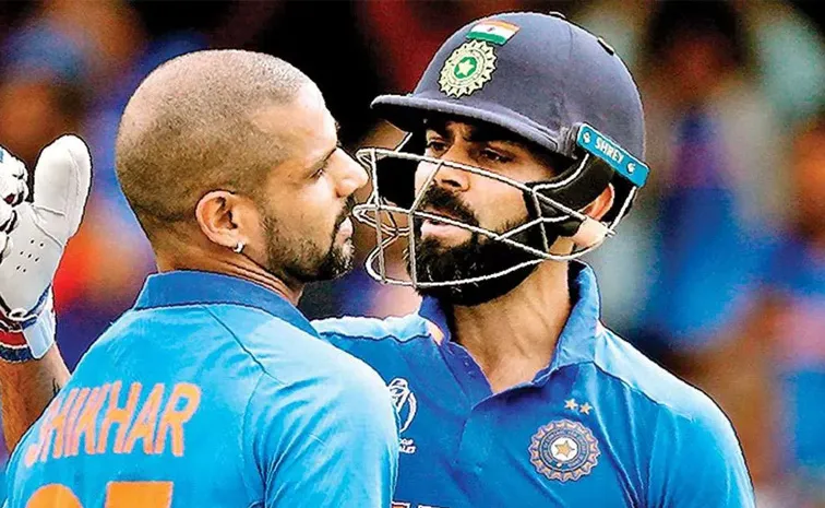 Virat Kohli pens heartfelt note for Shikhar Dhawan