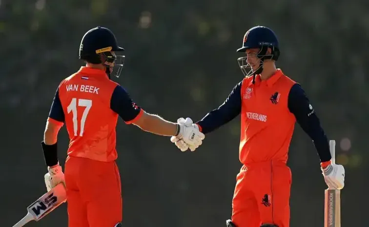 Netherlands Scored 217 Runs Vs USA In Tri Series