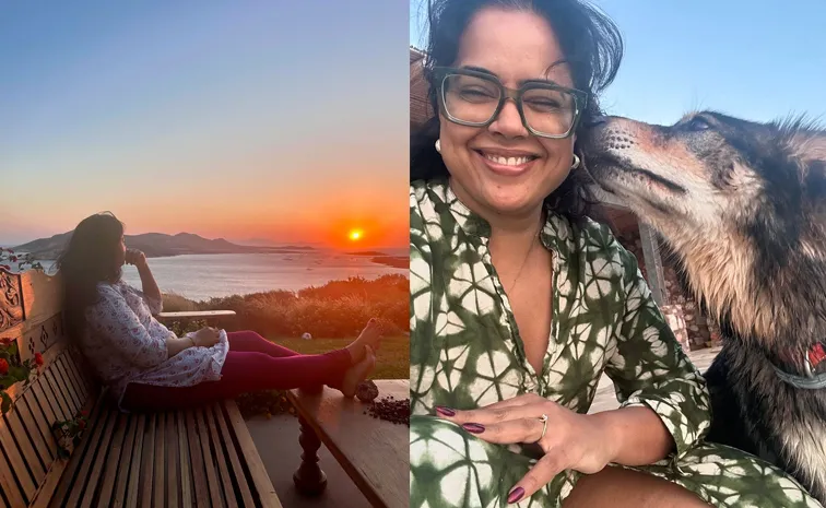 Actress Sameera Reddy goes for Greece For A Solo Holiday Without Kids