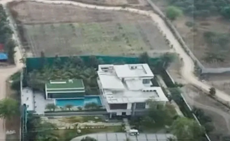 Irrigation Officials Inspected The Janwada Farmhouse