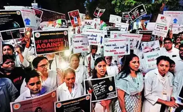 Kolkata doctor incident: student Protest March police Three Layer Security