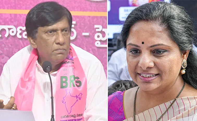 Vinod Kumar Prashnath Reddy Other BRS Leaders  Reaction On Kavitha Bail