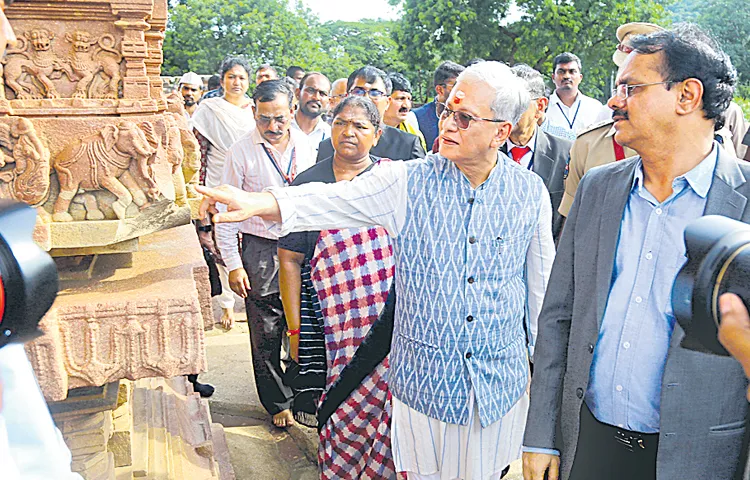 Governor visited Yadadri