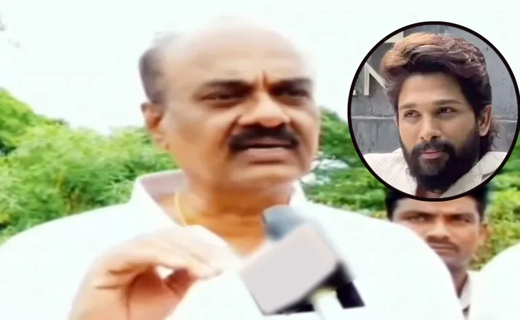 Pawan Party MLA Bolisetti Srinivas Again Comments Allu Arjun