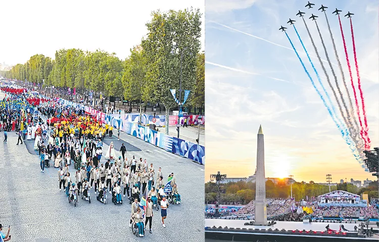 Paralympics opening ceremony in paris